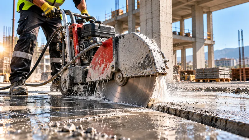 Islak beton kesimi